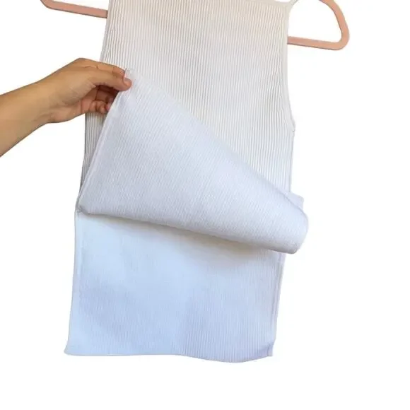 Aritzia BABATON SCULPT KNIT ADVISE Boatneck Top Size Small Ribbed Knit 119130 - Picture 5 of 11